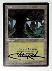 V1174: Forest/Foret: MP: 1994: French: Signed/Autographed: Christopher Rush: Black